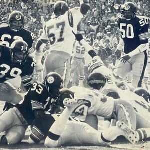 Pittsburg Steelers vs San Diego Chargers Enlarged Photograph on hardboard 36x24